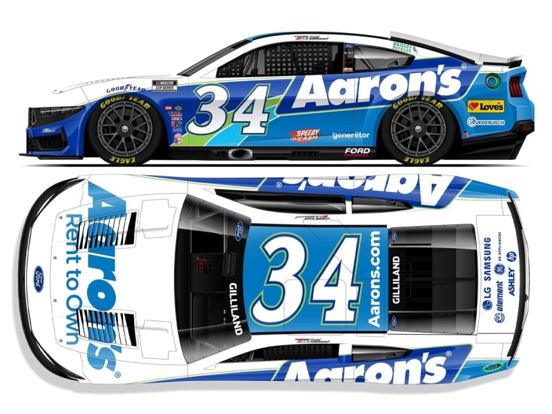 **PREORDER** TODD GILLILAND 2025 AARON'S 1:64 ARC DIECAST