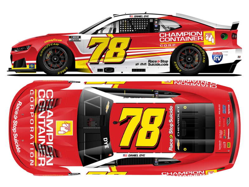 **Preorder** DANIEL DYE 2026 CHAMPION CONTAINER 1:24 ARC DIECAST