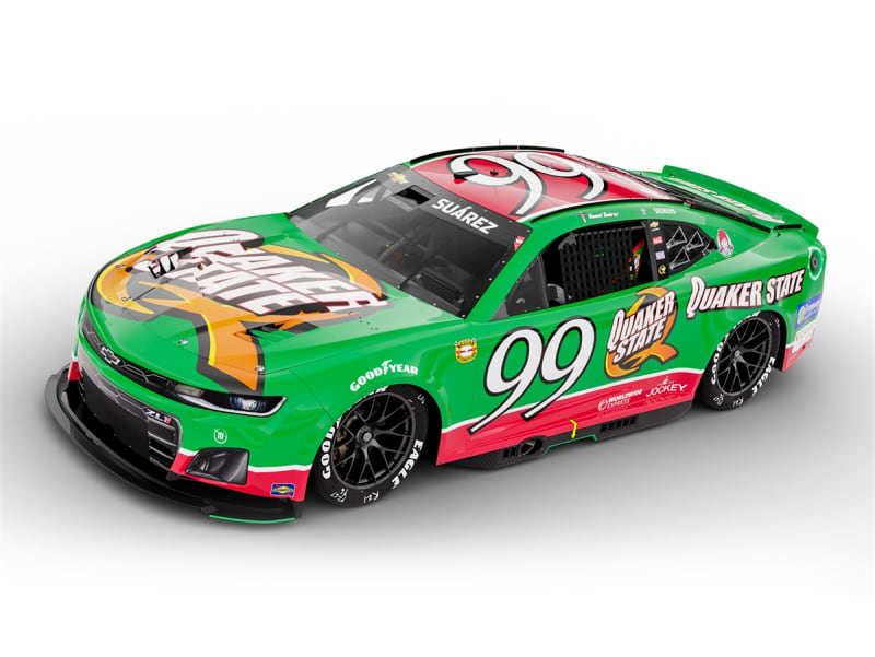 DANIEL SUAREZ 2024 QUAKER STATE DARLINGTON THROWBACK 1:64 SCALE DIECAST