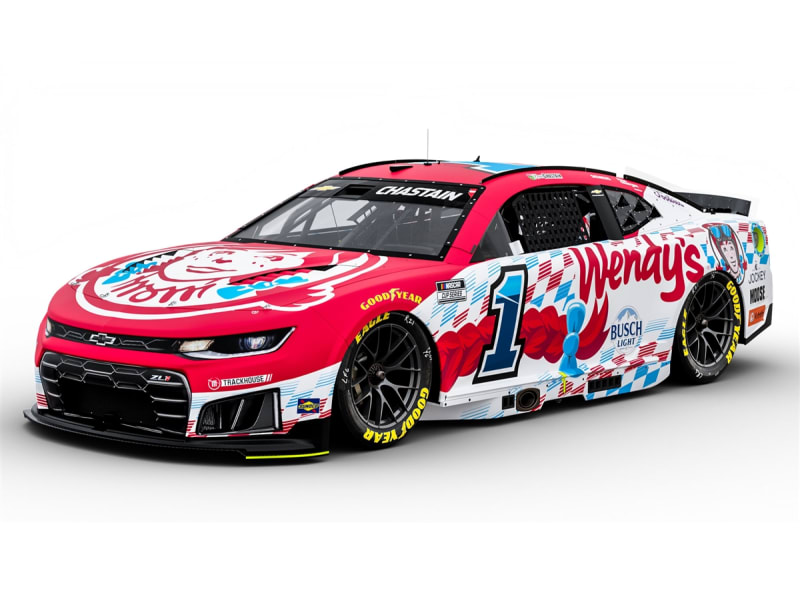 **Preorder** Autographed ROSS CHASTAIN 2026 WENDY'S 1:24 AUTOGRAPH ARC DIECAST