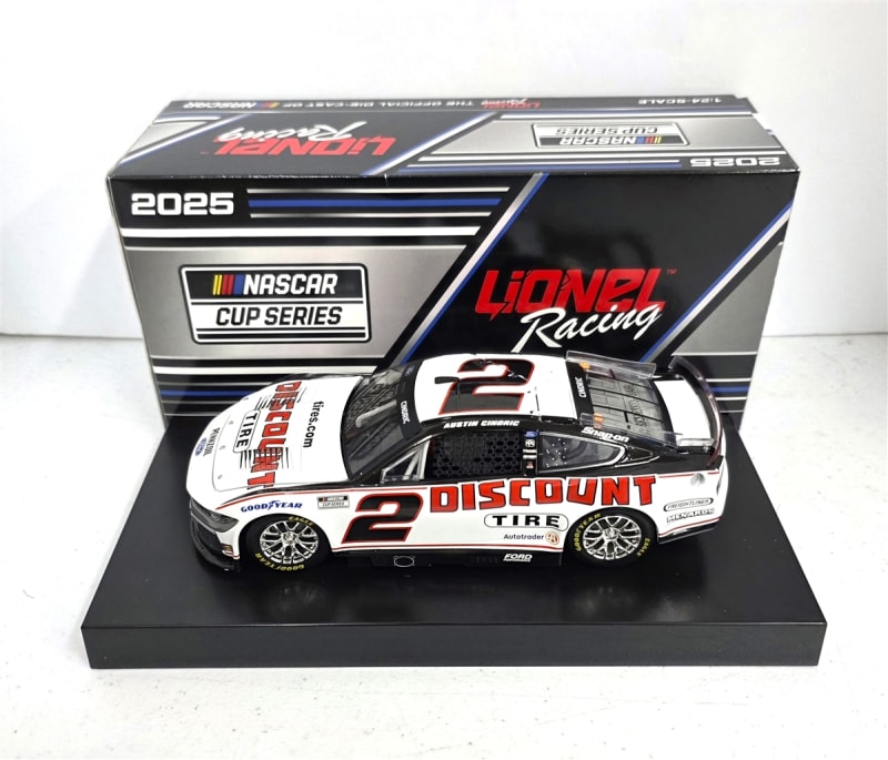 2025 Austin Cindric #2 Discount Tire 1/24 HO