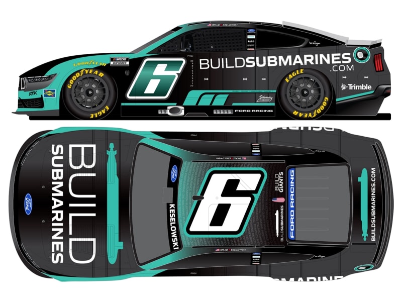 **Preorder** BRAD KESELOWSKI 2026 BUILDSUBMARINES.COM 1:24 ARC DIECAST