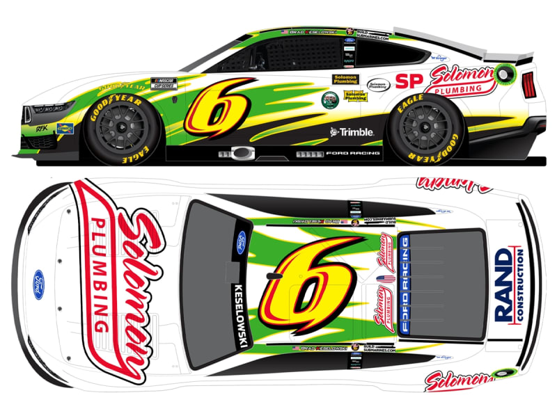 **Preorder** BRAD KESELOWSKI 2026 SOLOMON PLUMBING THROWBACK 1:24 RAW