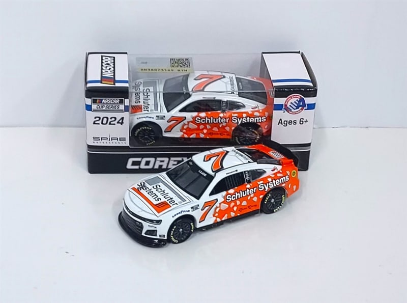 2024 Corey LaJoie #7 Schluter Systems 1:64 Scale