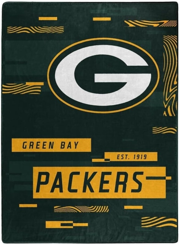 GREEN BAY PACKERS 60"x 80" DIGITIZE DESIGN PLUSH BLANKET