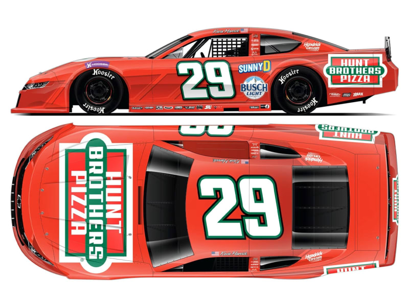 **Preorder** KEVIN HARVICK 2025 HUNT BROTHERS PIZZA RED 1:R4 ARC LATE MODEL DIECAST