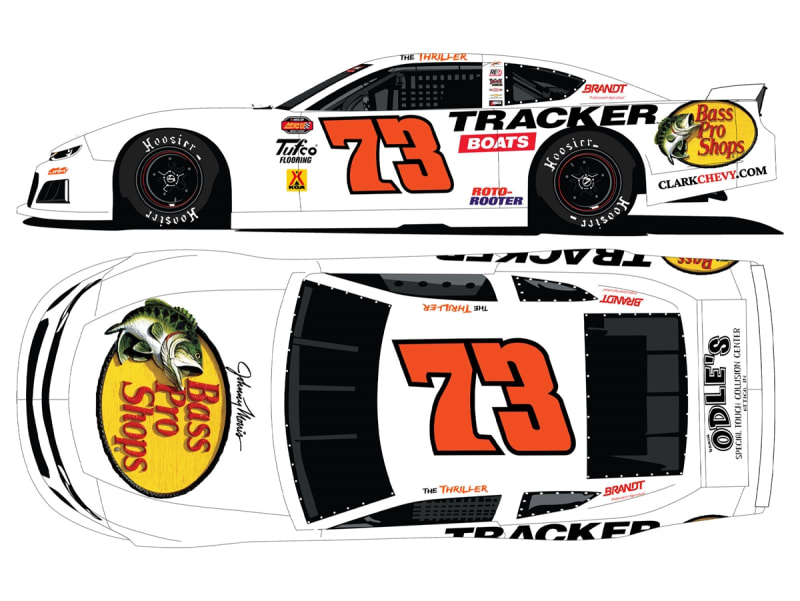 **Preorder** AUTOGRAPHED WYATT MILLER 2026 BASS PRO SHOPS 1:24 DUAL AUTOGRAPH ARC DIECAST