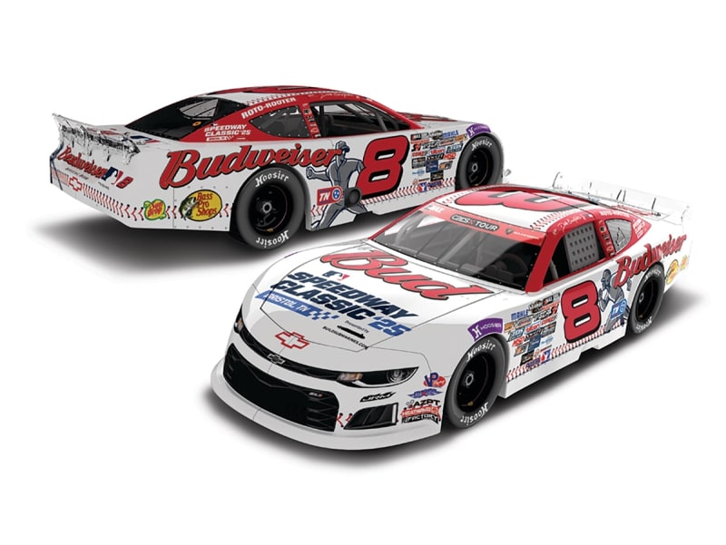 DALE EARNHARDT JR 2025 BUDWEISER SPEEDWAY CLASSIC 1:24 RAW FINISH ARC LATE MODEL DIECAST