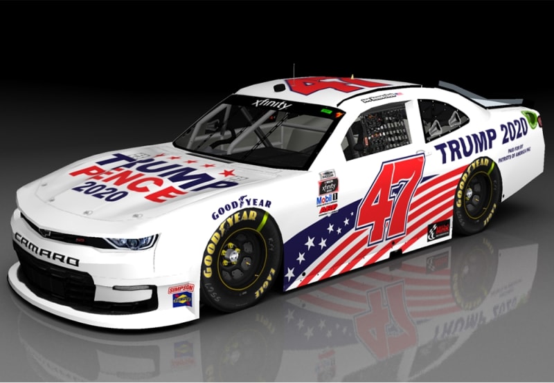 2020 Joe Nemechek #47 Trump-Pence 2020 1/64 Scale