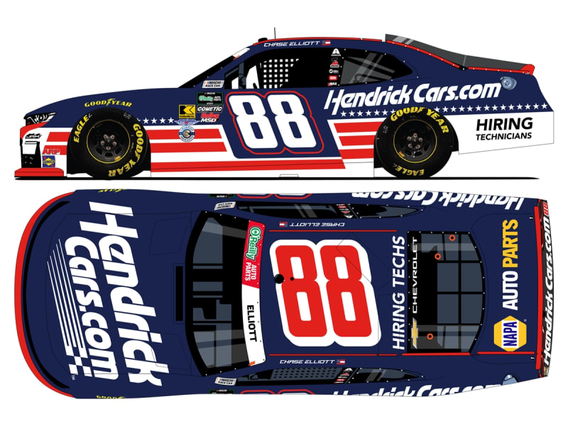 **Preorder**CHASE ELLIOTT 2026 HENDRICKCARS.COM PATRIOTIC 1:64 ARC DIECAST