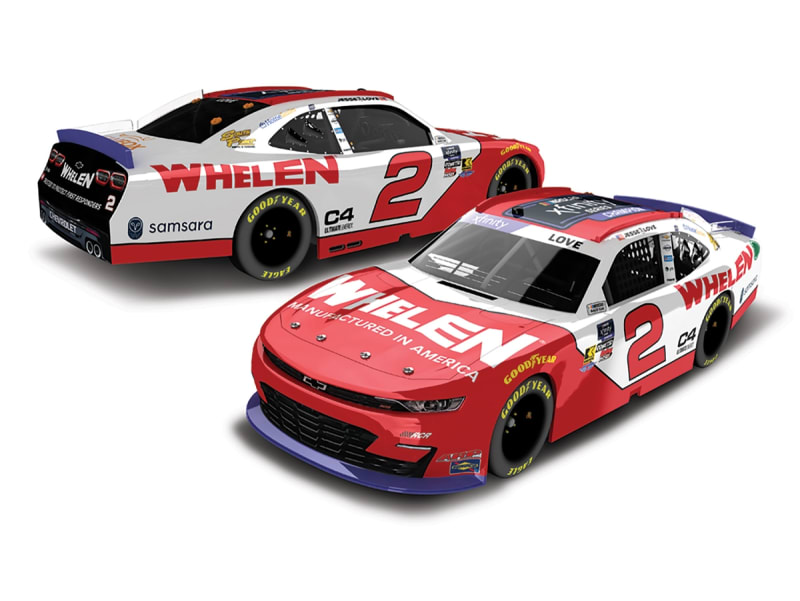 **PreOrder** 2025 Dual Autographed Jesse Love #2 Whelen  Xfinity Series Champion 1:24 ARC Diecast