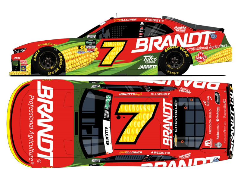 **Preorder** AUTOGRAPHED JUSTIN ALLGAIER 2026 BRANDT 1:24 AUTOGRAPH ARC DIECAST