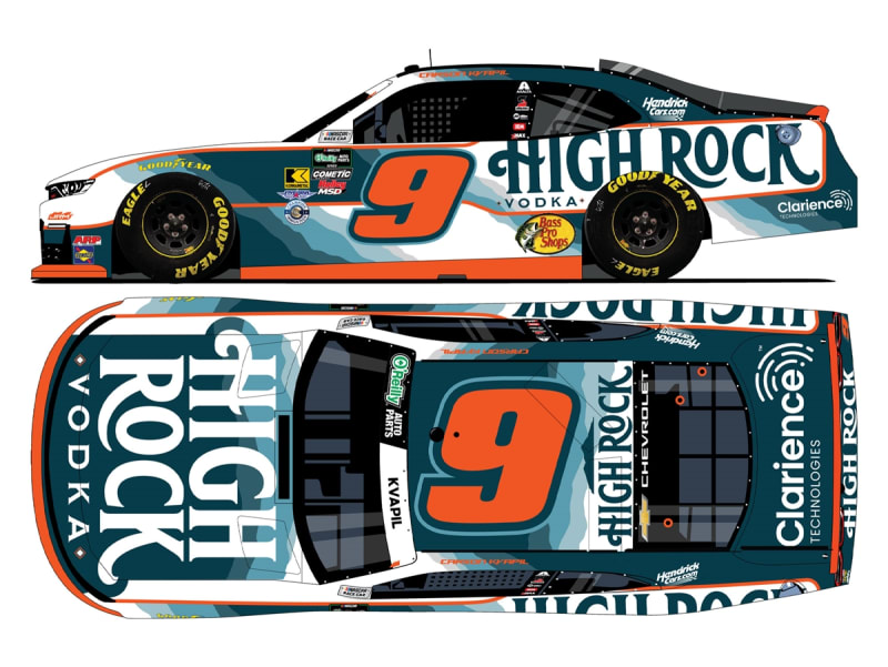 **Preorder** CARSON KVAPIL 2026 HIGH ROCK VODKA 1:24 ARC DIECAST