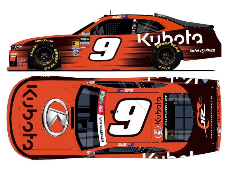 **Preorder** SHANE VAN GISBERGEN 2026 KUBOTA 1:24 COLOR CHROME ARC DIECAST
