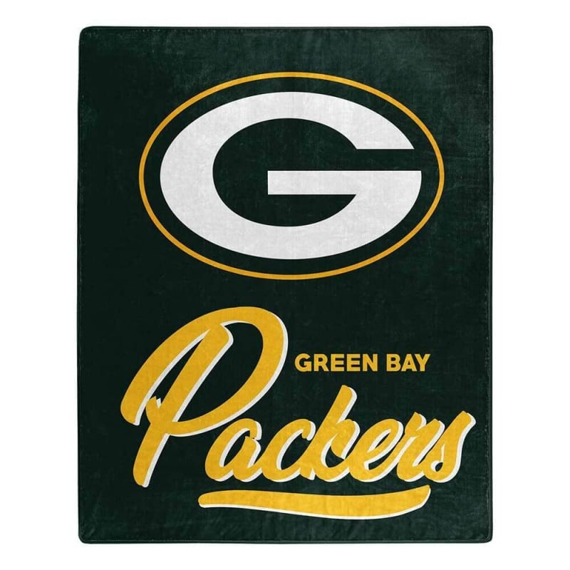 GREEN BAY PACKERS 50"x 60" SIGNATURE DESIGN PLUSH BLANKET
