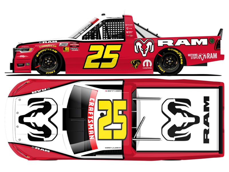 **Preorder** COREY LAJOIE 2026 RAM TRUCKS THROWBACK 1:24 ARC DIECAST