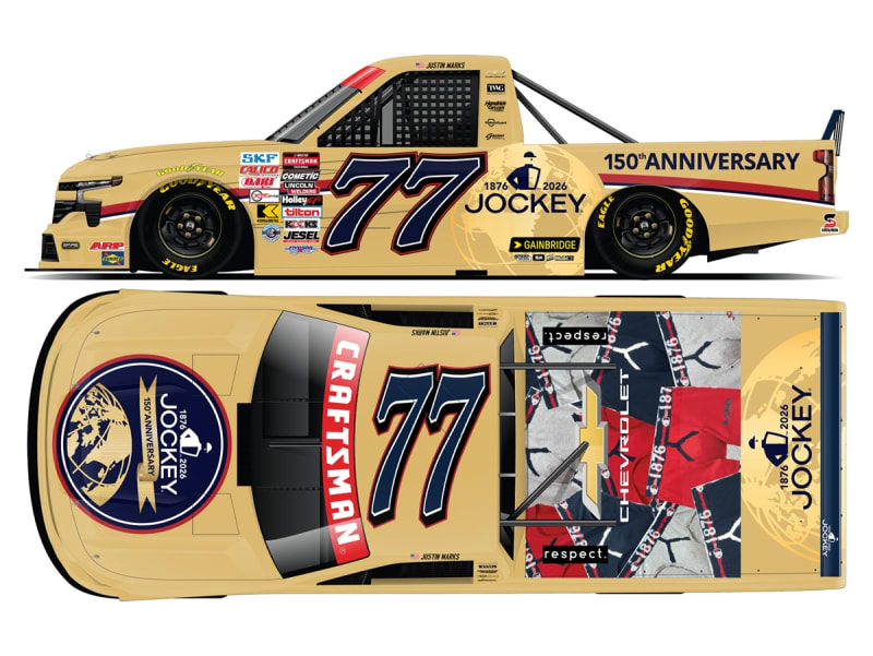 **Preorder** JUSTIN MARKS 2026 JOCKEY 150TH ANNIVERSARY 1:24 ARC DIECAST