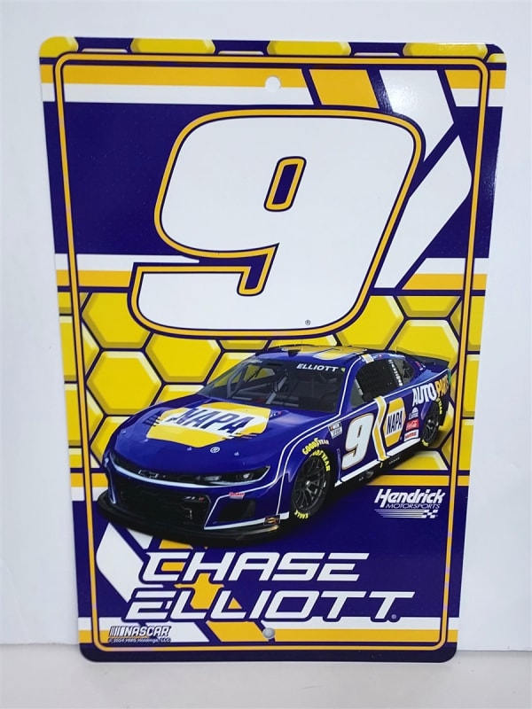 CHASE ELLIOTT #9 NAPA 11X17 VINYL SIGN