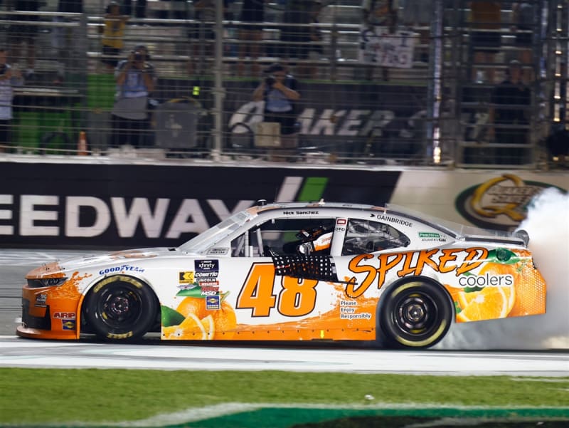 **PREORDER** NICK SANCHEZ 2025 SPIKED COOLERS ECHOPARK RACED WIN 1:24 ARC DIECAST