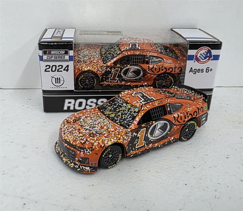 ROSS CHASTAIN 2024 KUBOTA KANSAS RACED WIN 1:64 ARC DIECAST