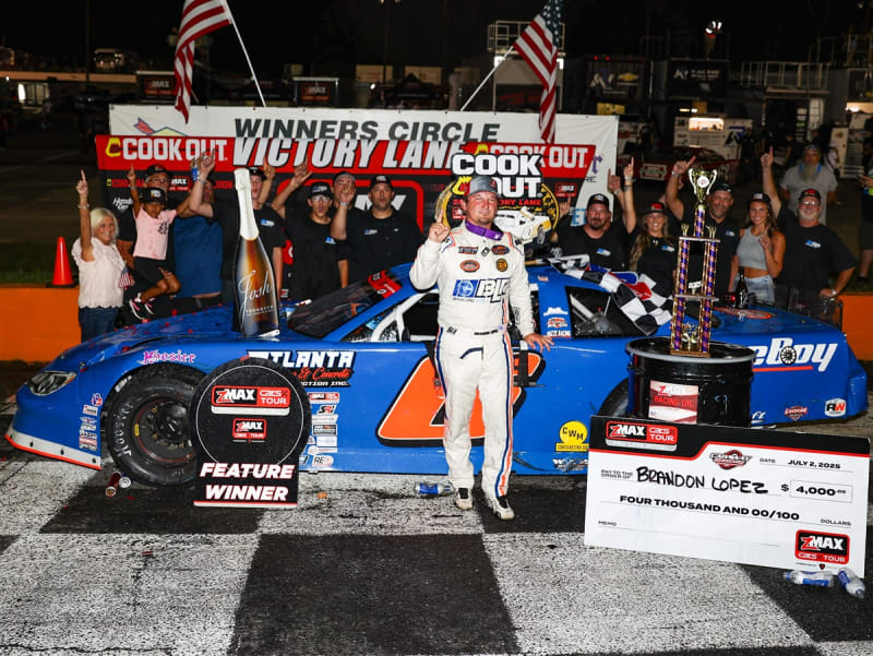 **Preorder** BRANDON LOPEZ 2025 ATLANTA PAVING & CONCRETE RACED WIN 1:64 ARC DIECAST
