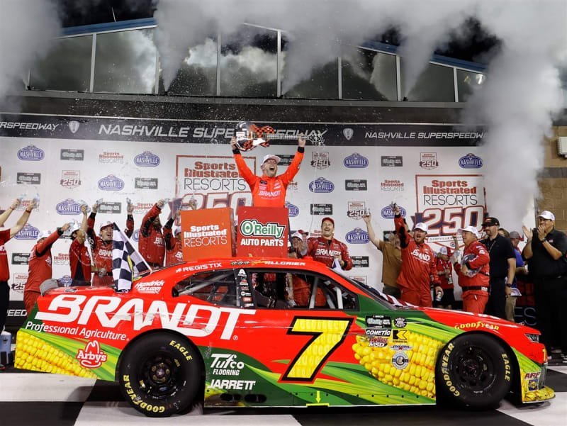**Preorder** JUSTIN ALLGAIER 2026 BRANDT NASHVILLE RACED WIN 1:24 GALAXY