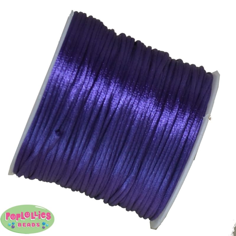 1mm purple Satin Bead Cording