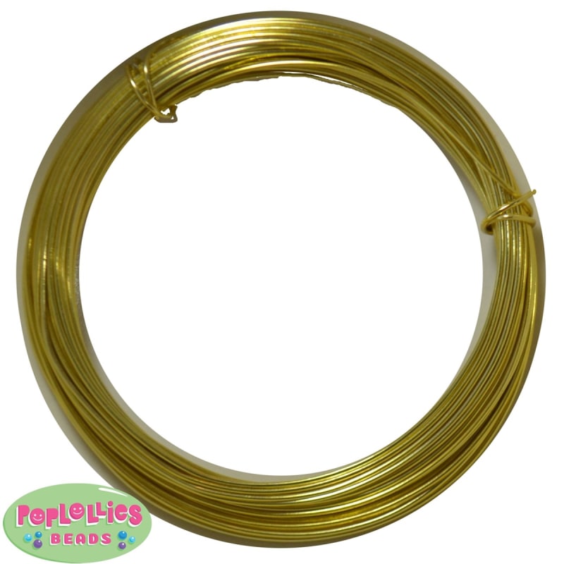 1mm Yellow aluminum beading wire