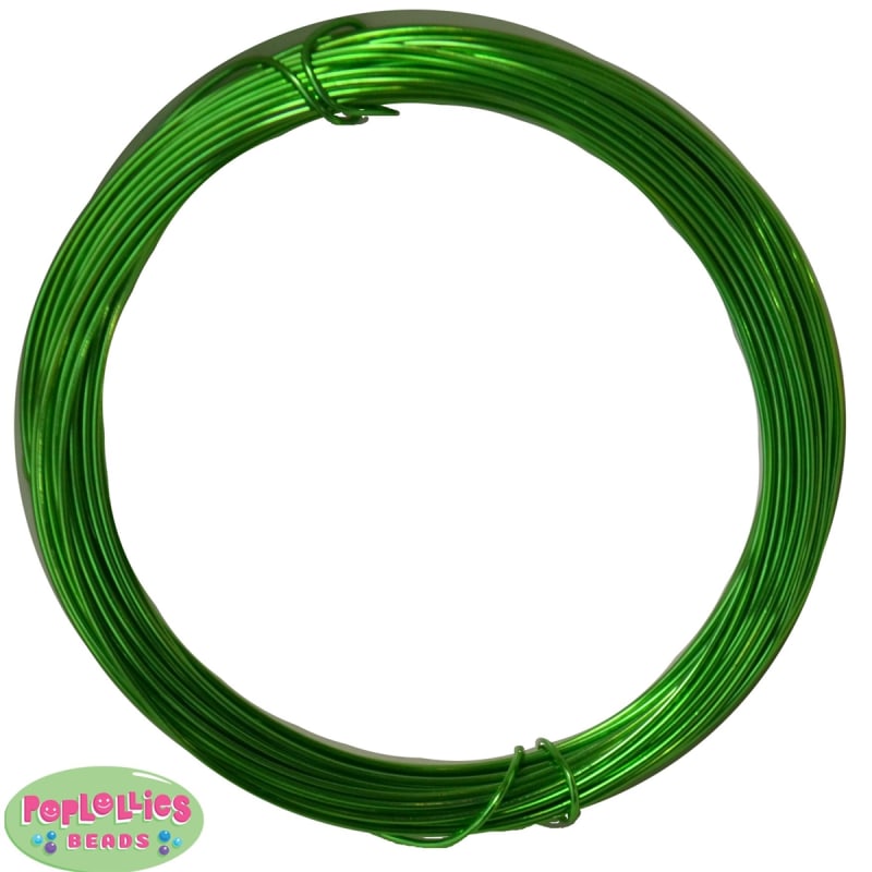 1mm green aluminum beading wire