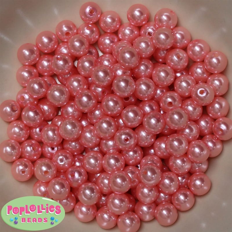 10mm Bulk Shell Pink Acrylic Faux Pearls sold in 475pc