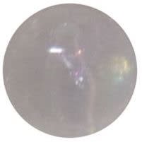 12mm Acrylic White Frost Bubblegum Beads sold by the bead