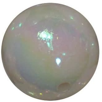 16mm White Miracle Bead
