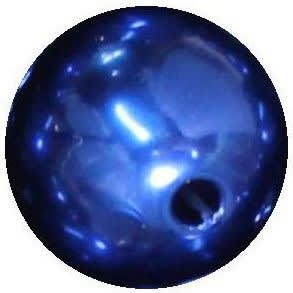 16mm Royal Blue Faux Acrylic Pearl Bubblegum Beads
