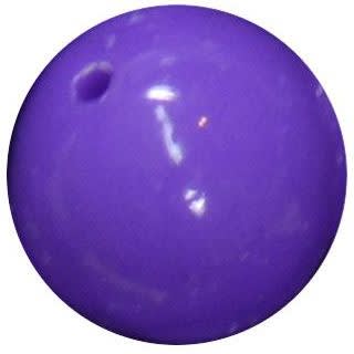16mm Medium Purple Acrylic Bubblegum Beads