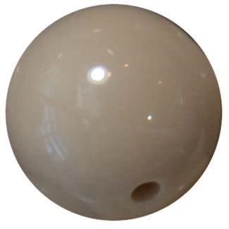 16mm Tan Solid Acrylic Bubblegum Beads