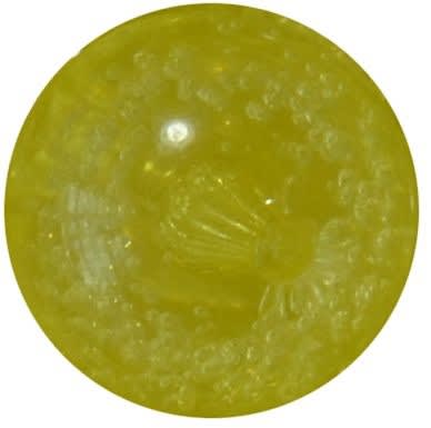 20mm Yellow Fizzy Bubblegum Bead