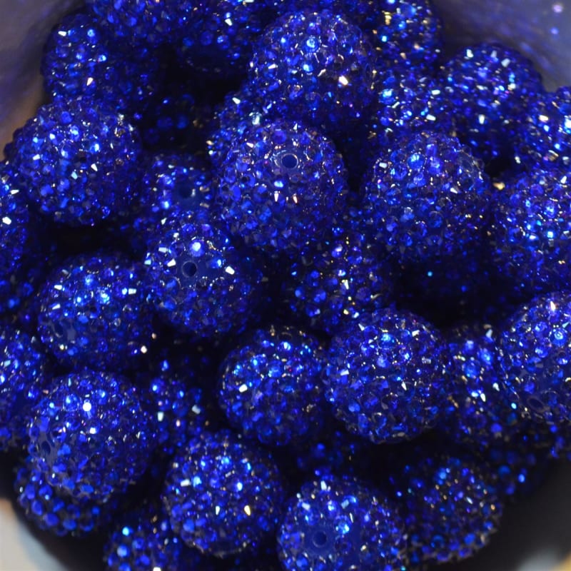 22mm Royal Rhinestone Beads