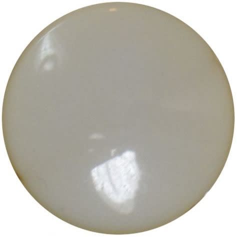 25mm Cream Acrylic Disc Bead Bubblegum Beads