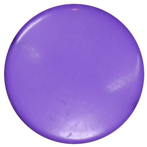25mm Purple Acrylic Plastic Disc Bubblegum Beads
