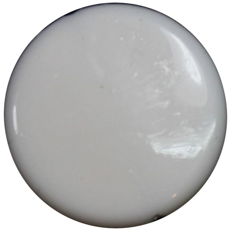 41mm White Acrylic Plastic Disc Bubblegum Beads