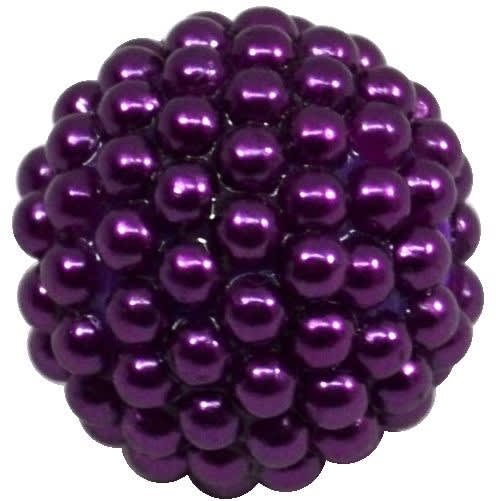 20mm Purple Berry Acrylic Bubblegum Beads