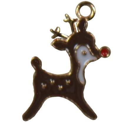 Enamel Reindeer Charm