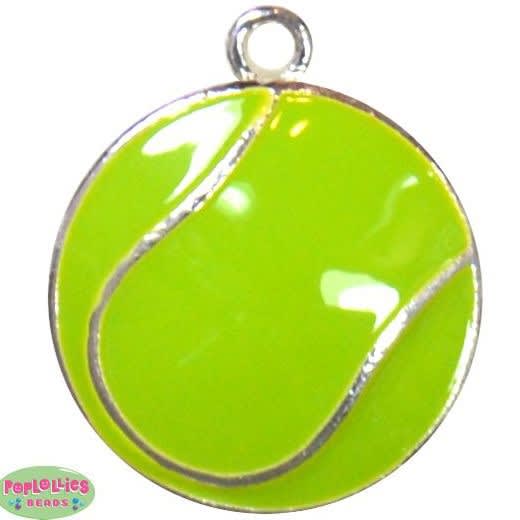 Small Enamel Tennis Ball Charm