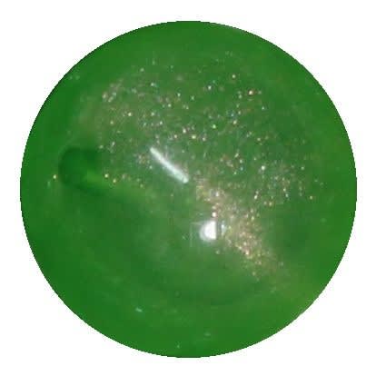 20mm Green Frost Acrylic Bubblegum Beads