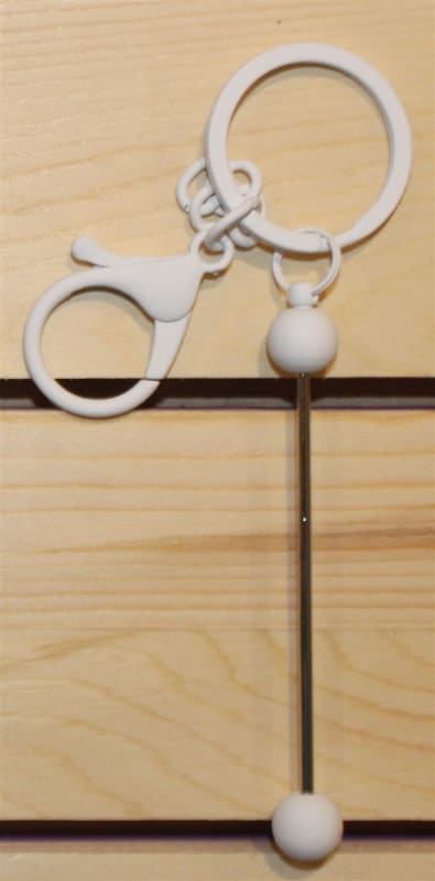 Spray Painted Beadable Keychain