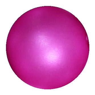 20mm Matte Hot Pink Acrylic Pearl Bubblegum Beads