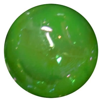 20mm Lime Green Miracle AB Acrylic Bubblegum Beads