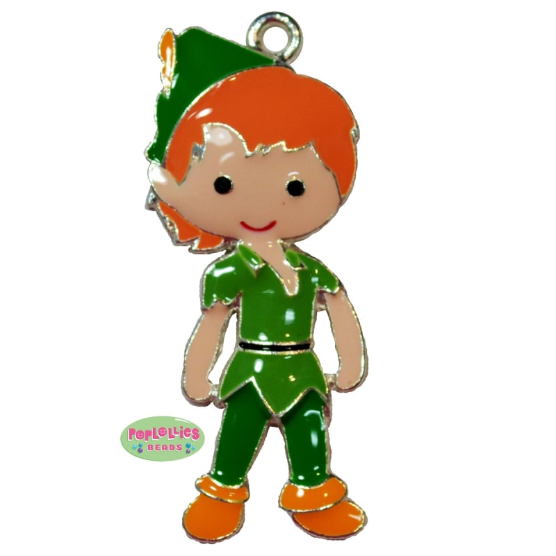 Peter Pan Enamel Pendant