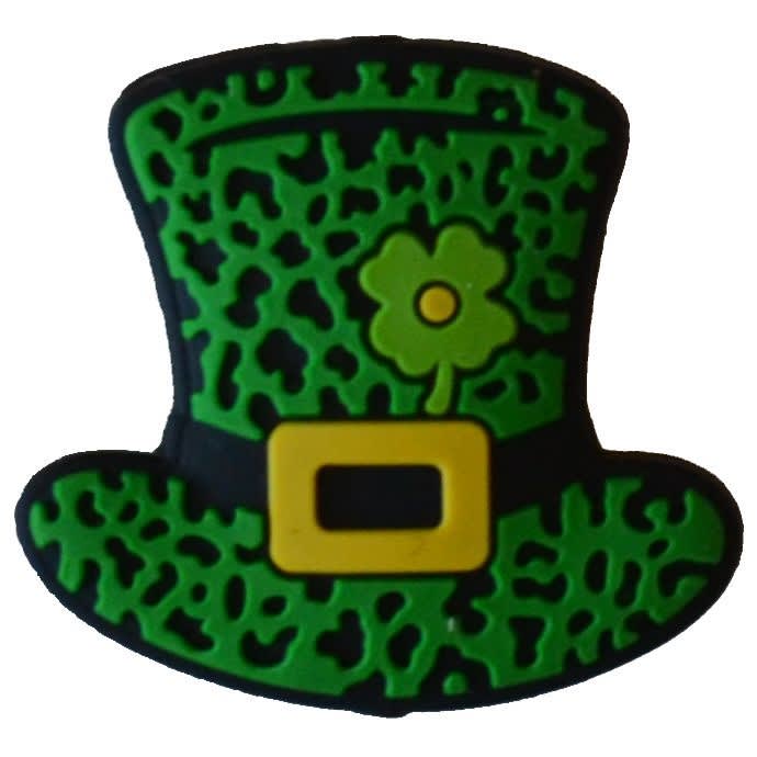 St. Patrick's Hat Silicone Focal Bead