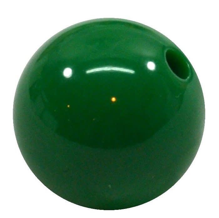 20mm Emerald Green Acrylic Bubblegum Beads